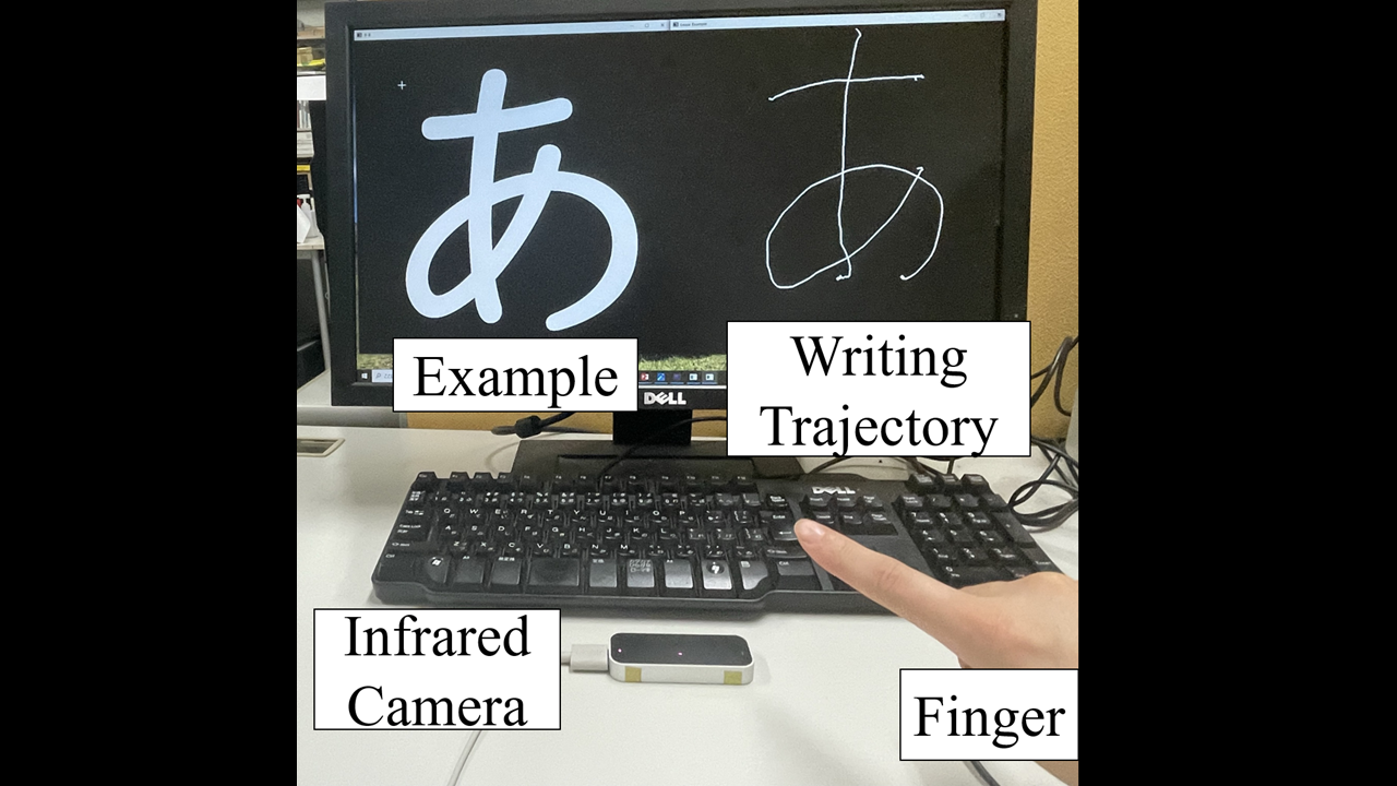 空書きによる書字訓練システムに関する研究