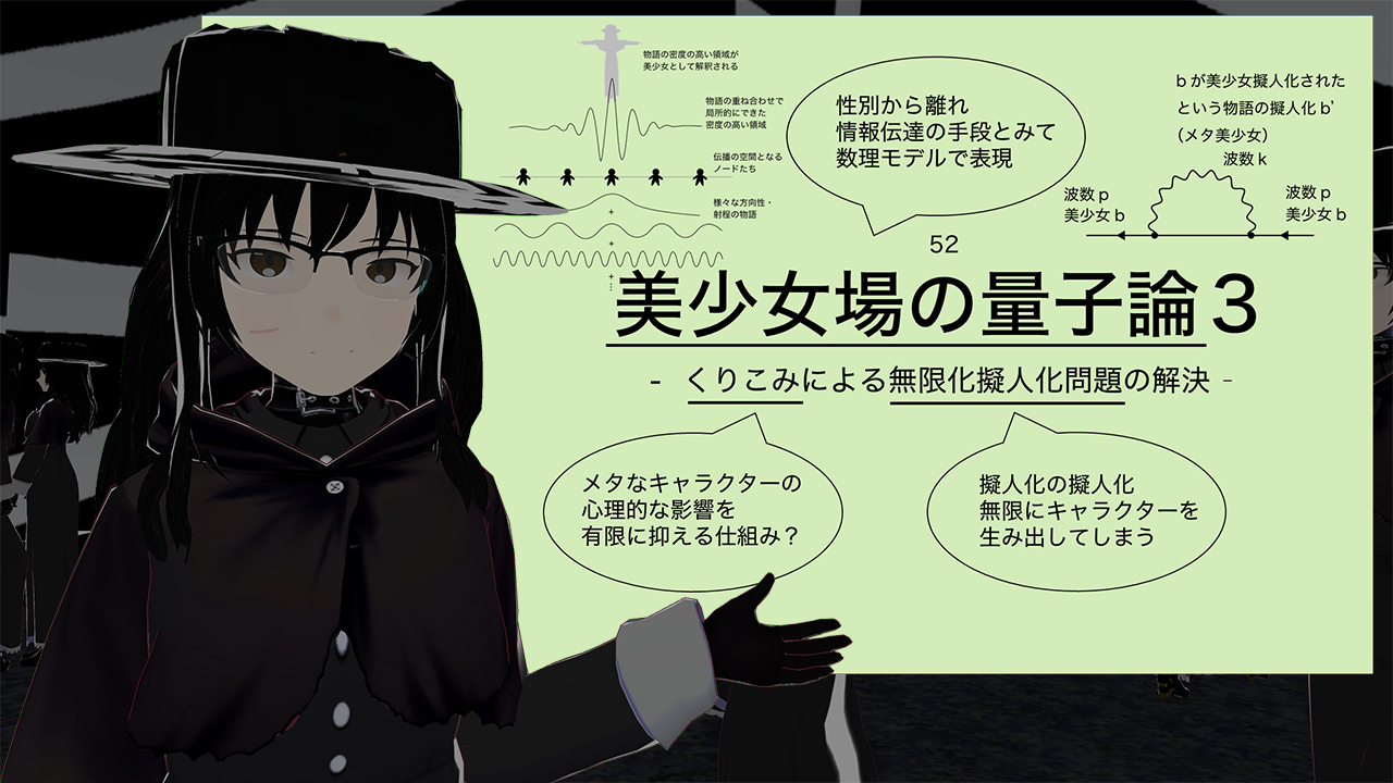 美少女場の量子論3―くりこみによる無限擬人化問題の解決