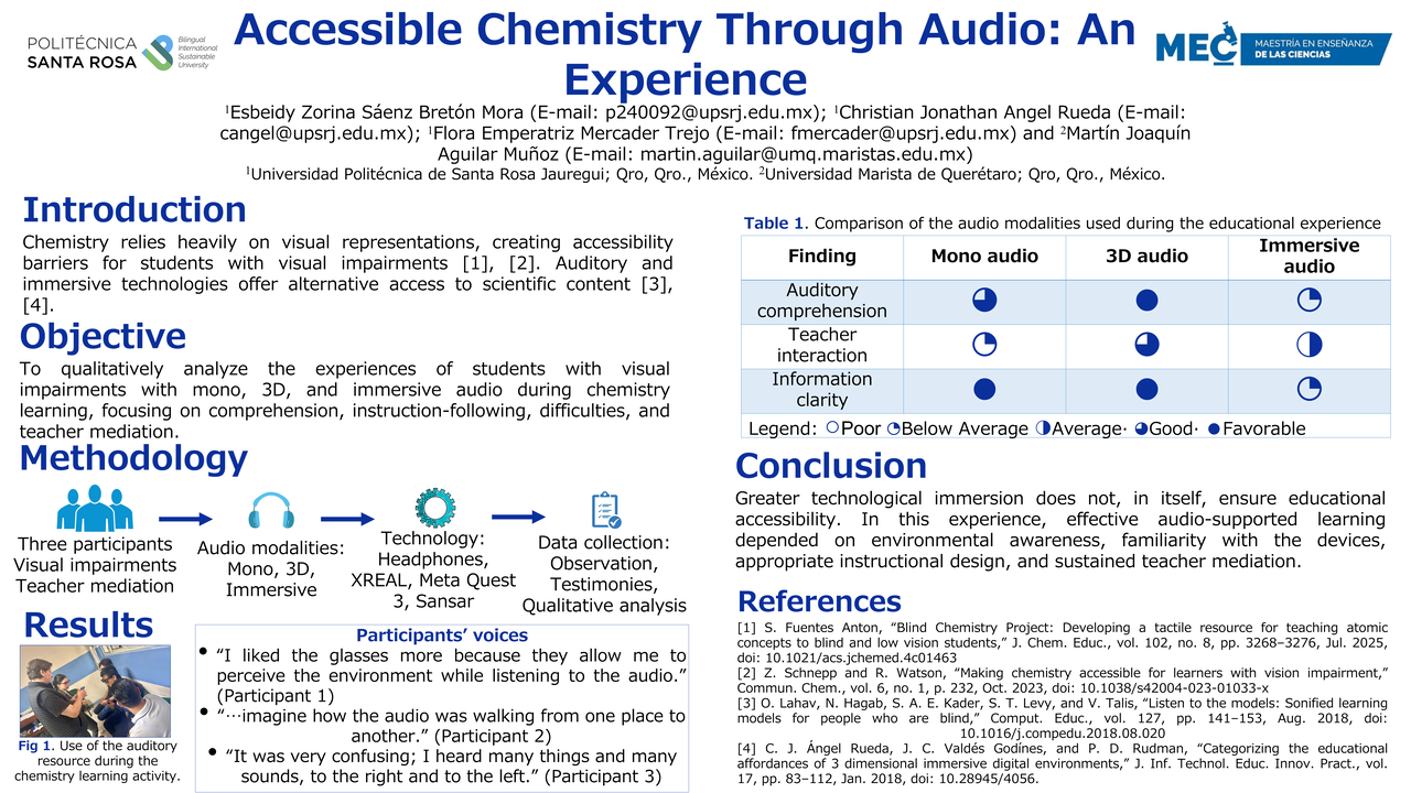 Accessible Chemistry Through Audio: An Experienceのサムネイル