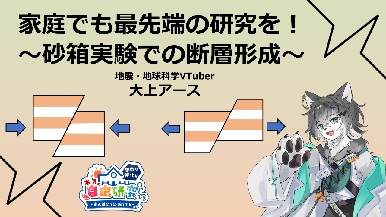 家庭でも最先端の研究を！～砂箱実験での断層形成～のサムネイル